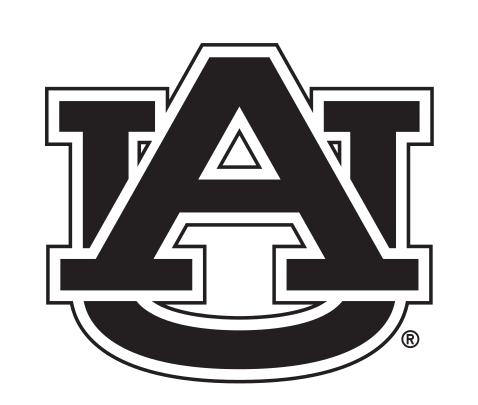 AU lettermark, black on white variant, cell 4