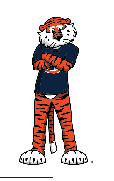 Aubie, arms crossed blue jersey variant, cell 26