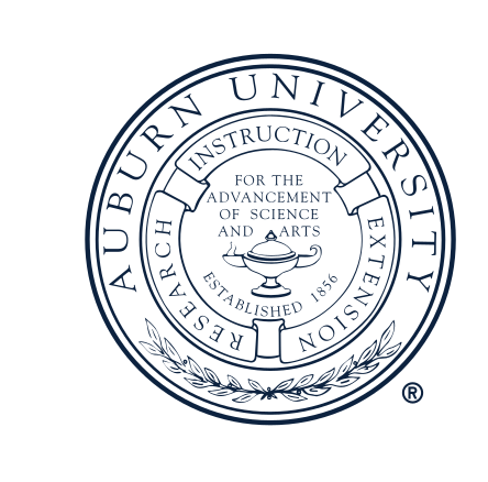 Auburn University Seal, blue outline variant, cell 38