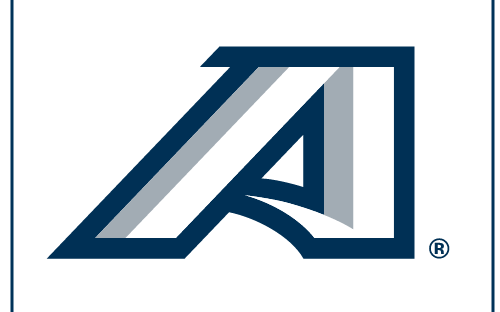 A lettermark, navy and light blue variant, cell 14