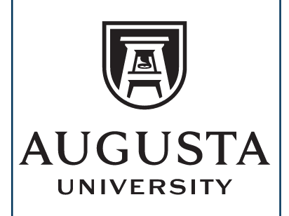 augusta university logo, one color variant, cell 36