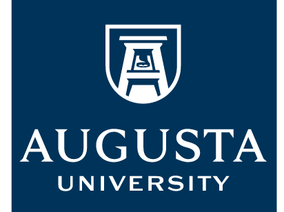 augusta university logo, reverse variant, cell 37