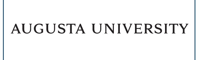 Augusta University wordmark, black variant, cell 47