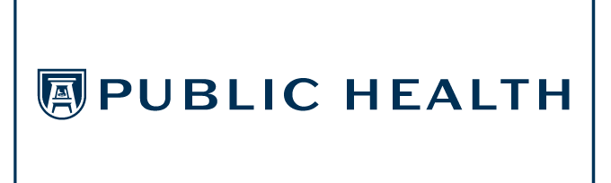 Public Health logo, horizontal, blue variant, cell 57
