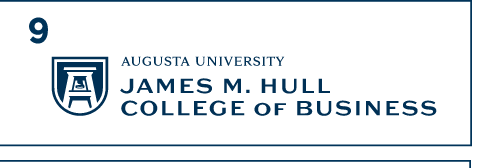 Augusta University James M. Hull College of Business, full color variant, cell 79