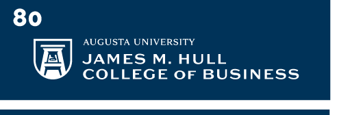 Augusta University James M. Hull College of Business, reverse variant, cell 80