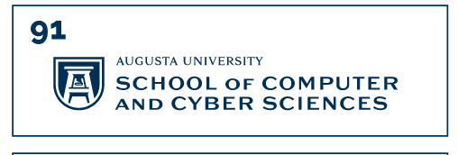 Augusta University School of Computer and Cyber Sciences, full color variant, cell 91