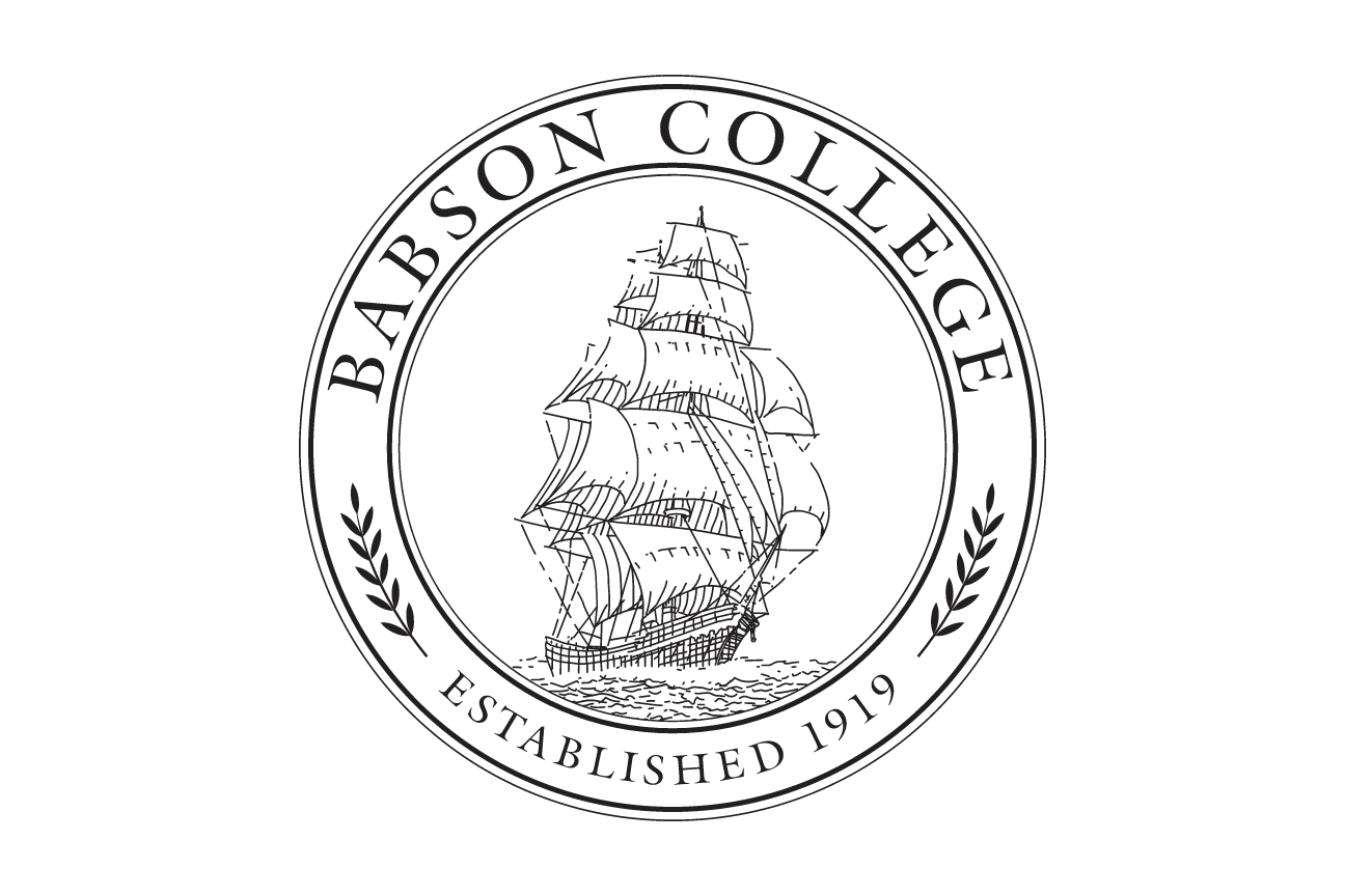 Babson College Seal, black variant, cell 10