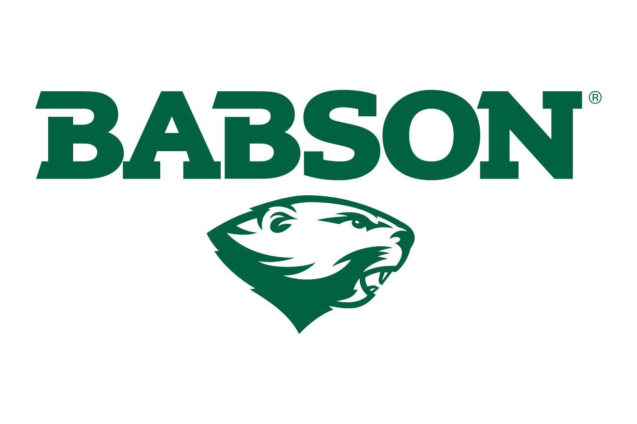 wordmark over beaver head, green/white on white variant, cell 33