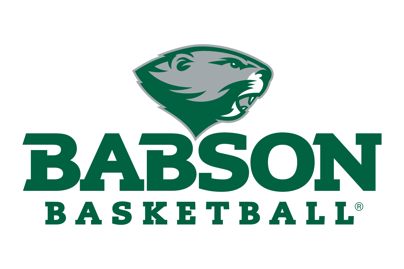 Babson Beaver, sport lockup - BASKETBALL (green on white) variant, cell 56