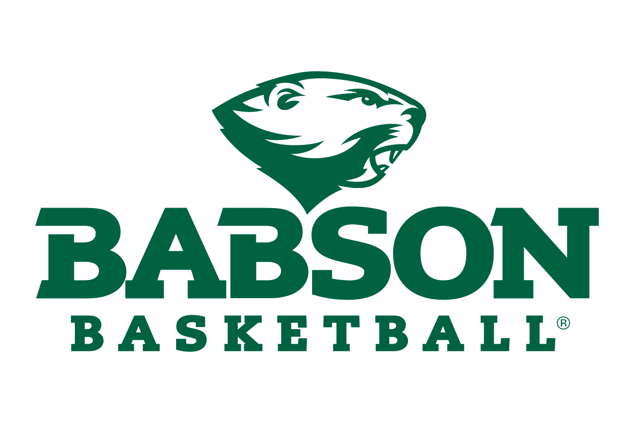 Babson Beaver, sport lockup - BASKETBALL (green on white) variant, cell 58
