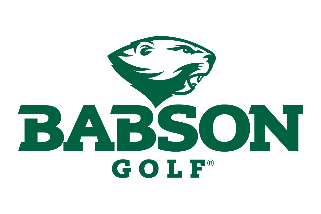 Babson Beaver, sport lockup - GOLF (green on white) variant, cell 67