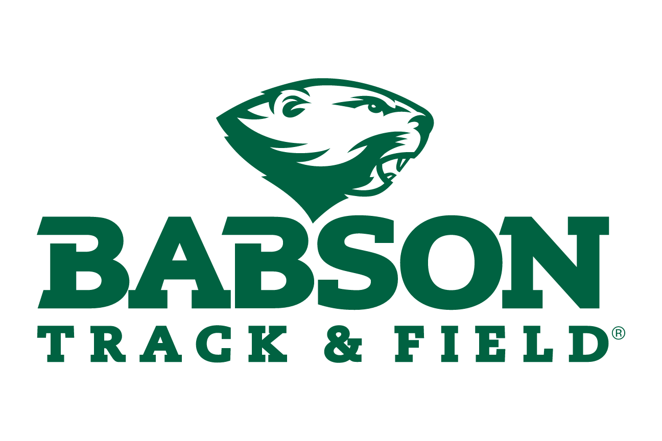 Babson Track & Field, black beaver head lockup variant, cell 88