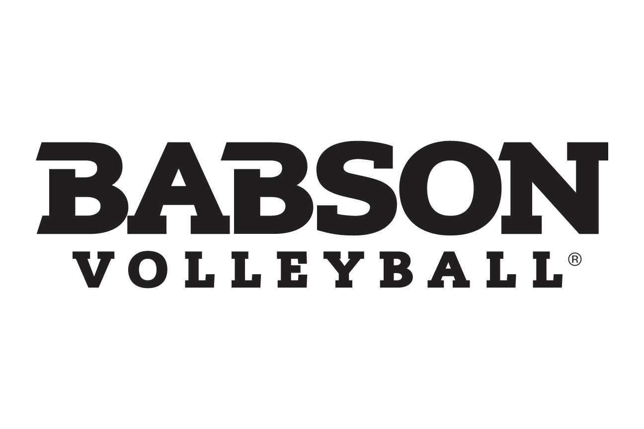 Babson Volleyball, black wordmark variant, cell 102