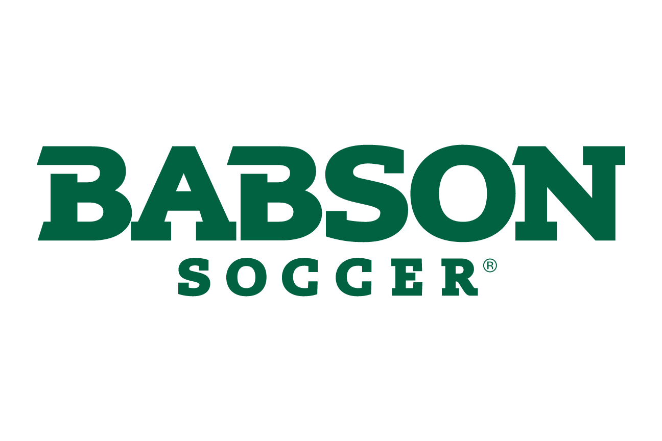 Babson Soccer, green wordmark variant, cell 96