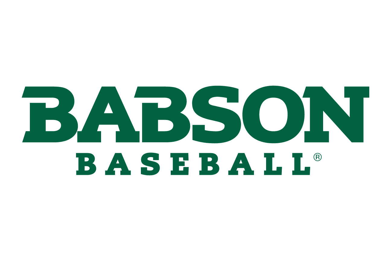 Babson Baseball, green wordmark variant, cell 104
