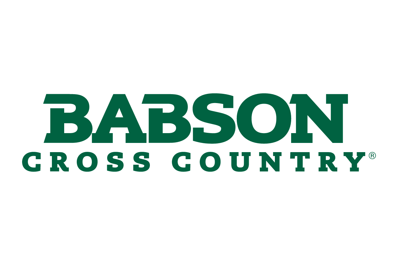 Babson Cross Country, green wordmark variant, cell 112