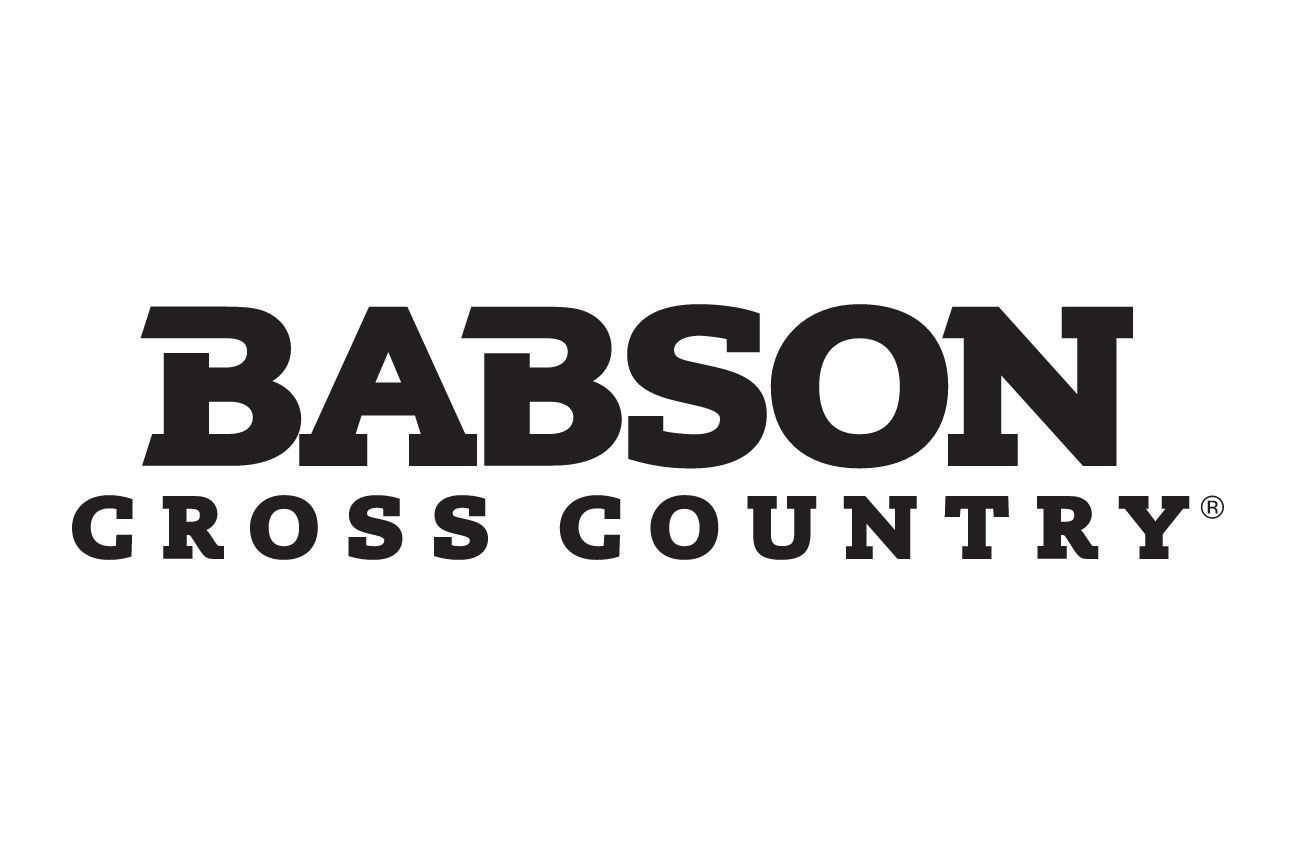 Babson Cross Country, black wordmark variant, cell 114