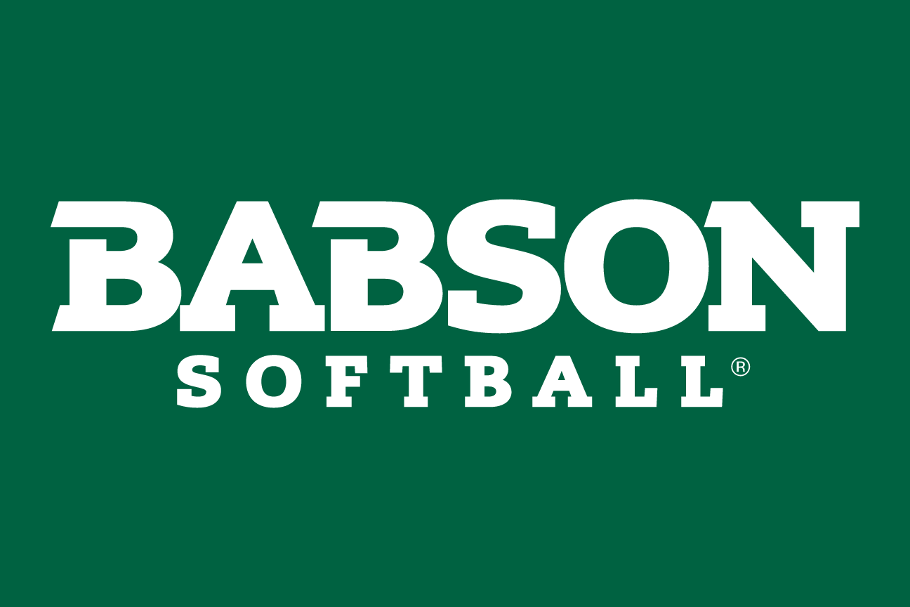 Babson Softball, reverse white on green variant, cell 133