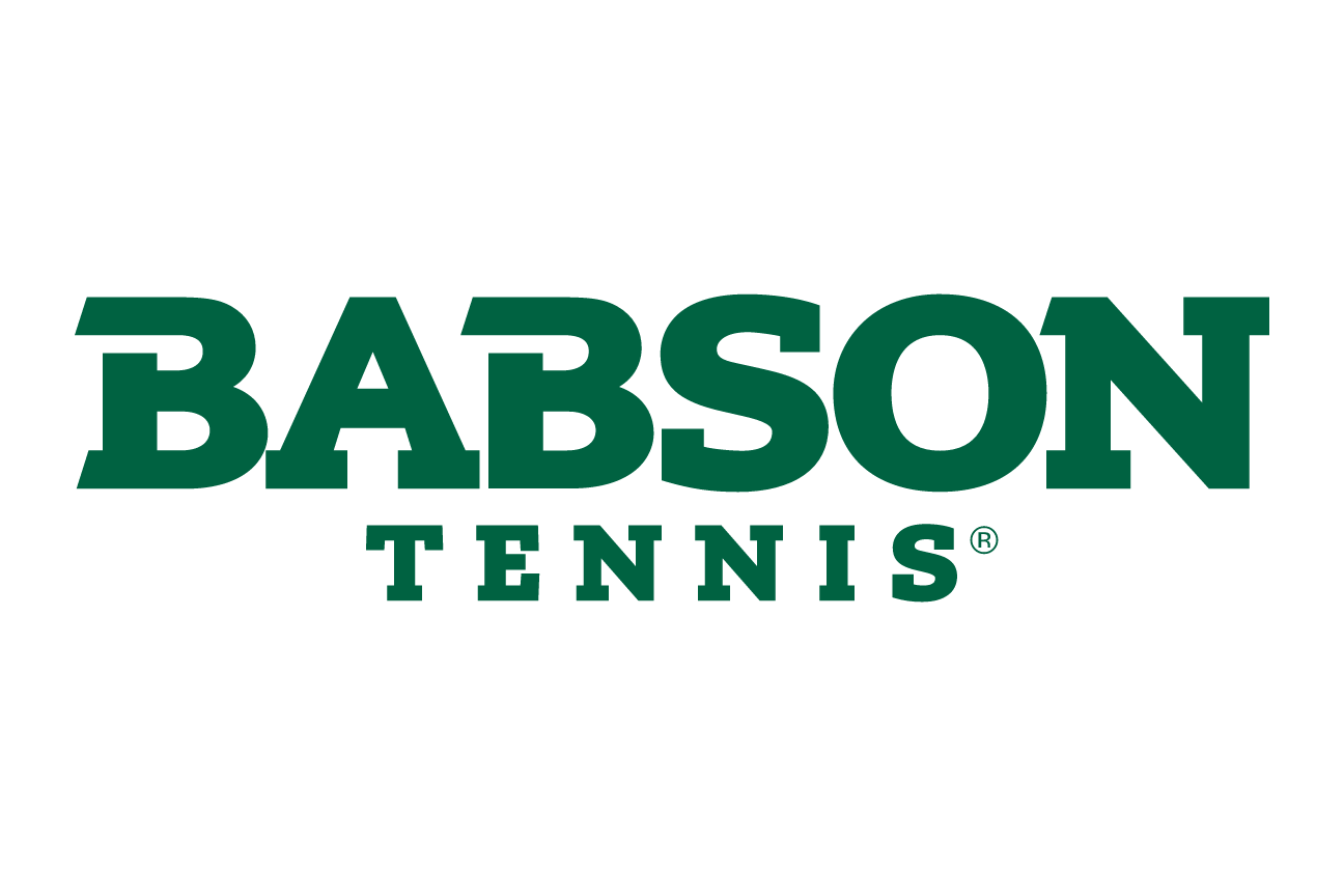 Babson Tennis sport logo, green variant, cell 140