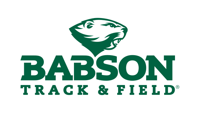 Babson Track & Field, black beaver head lockup variant, cell 88