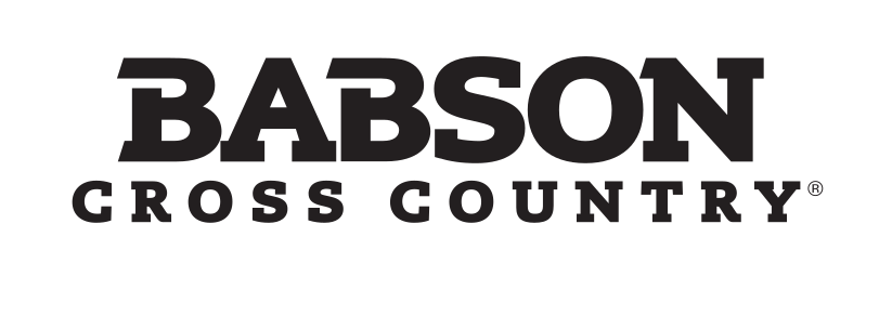 Babson Cross Country, black wordmark variant, cell 114