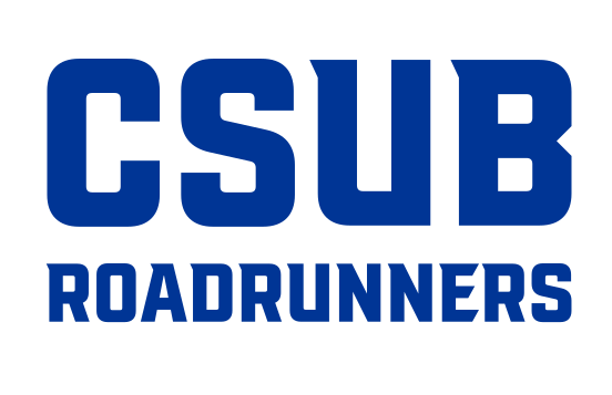 csub roadrunners block wordmark, blue variant, cell 44