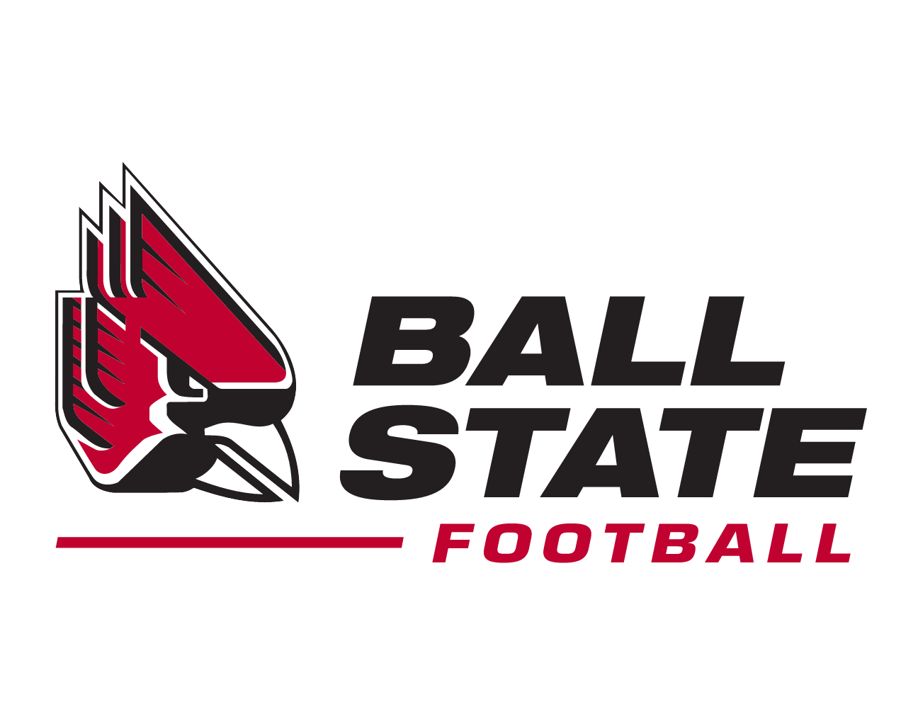 Ball State Football logo, color variant, cell 50