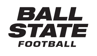 Ball State Football wordmark, black variant, cell 58