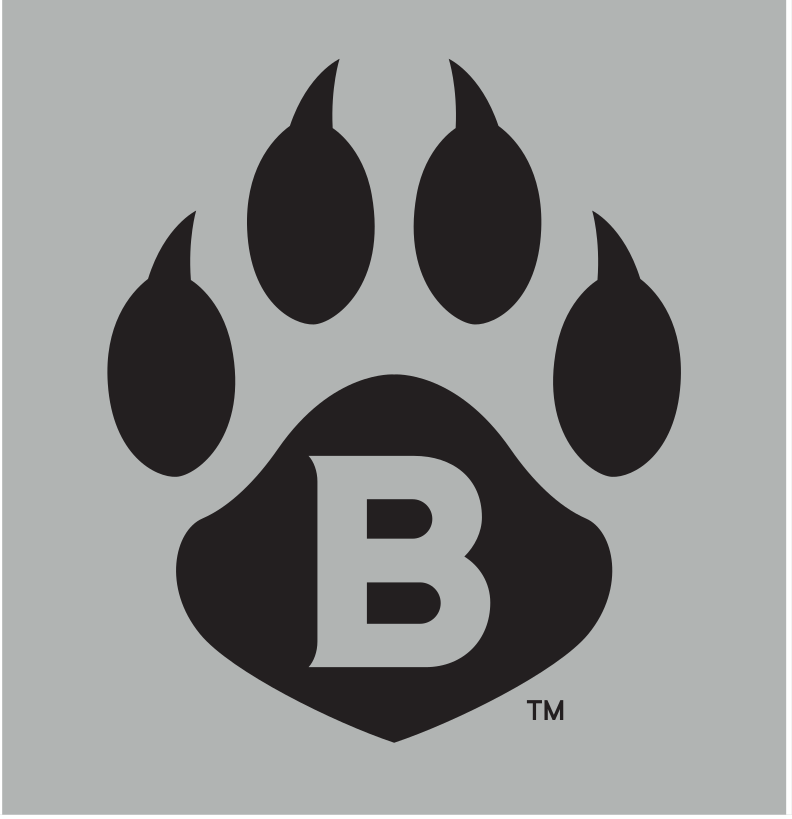 paw print with B, black on silver variant, cell 131