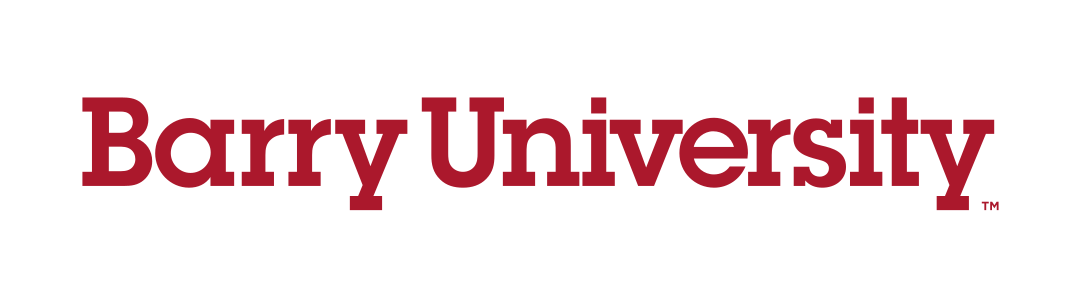 Barry University wordmark, horizontal variant, cell 1