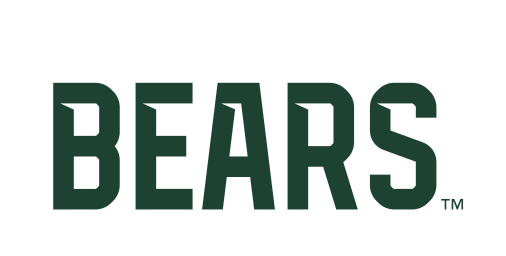 BEARS wordmark, one color green on white variant, cell 9