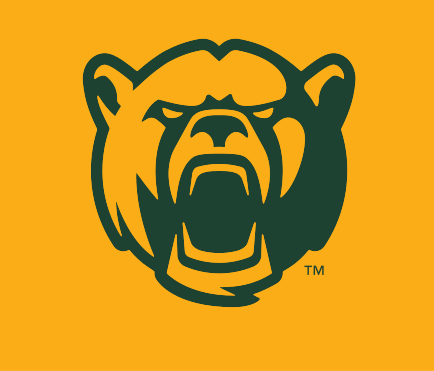 Bear Head, green/gold on gold variant, cell 35