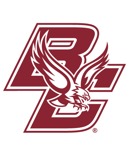 BC with eagle primary logo, outline maroon on white background variant, cell 101