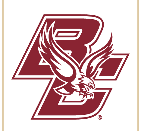 BC with eagle primary logo, outline maroon on white background variant, cell 101
