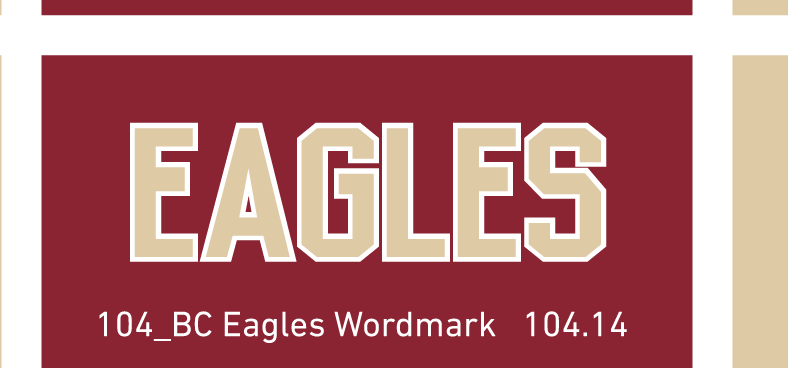 BC Eagle Logo, full color on gray variant, cell 103