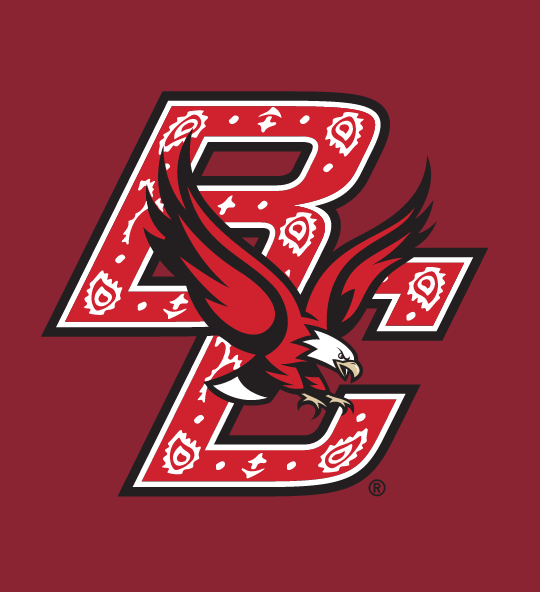 BC Red Bandanna Eagle mark, maroon background variant, cell 109