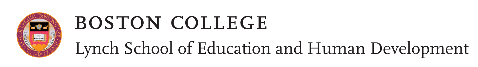 Boston College Morrissey College of Arts and Sciences logo, standard variant