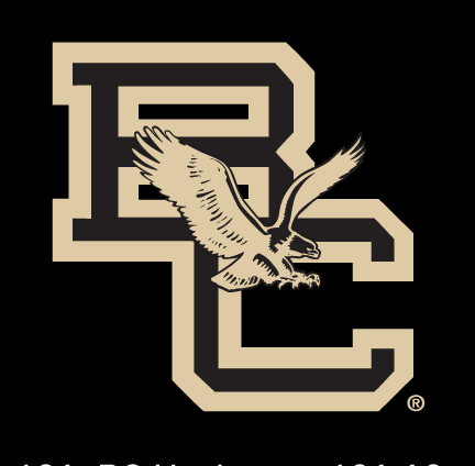 BC Heritage logo with eagle, standard variant, cell 401