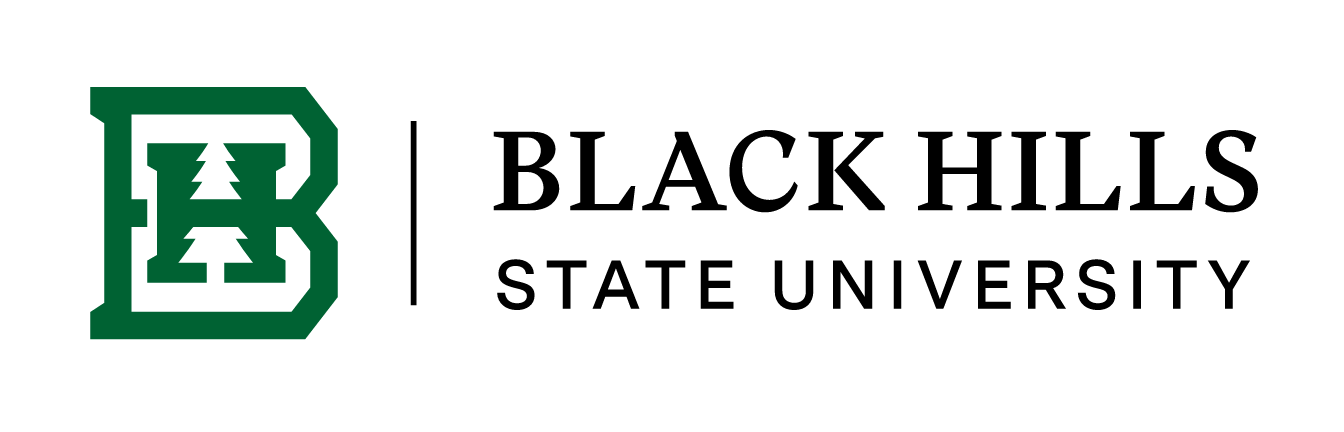 Black Hills State University, horizontal, alternate 2 variant