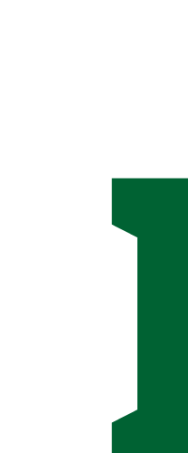 BHSU stamp, black outline, green B variant