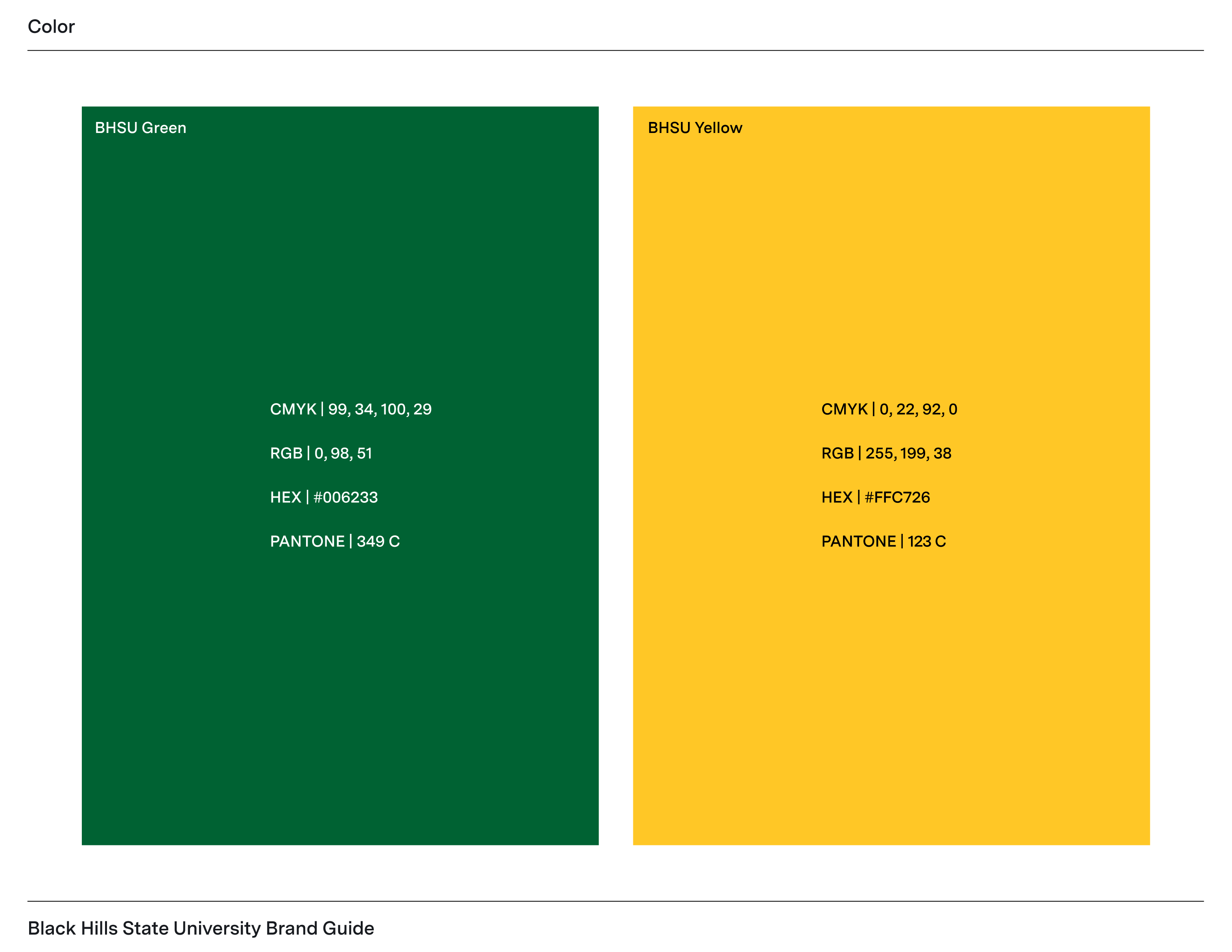 Full Page Guideline Sheet, Standard variant