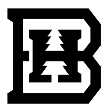 B lettermark, black variant