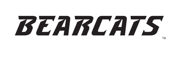 Bearcats wordmark, black variant, cell 31