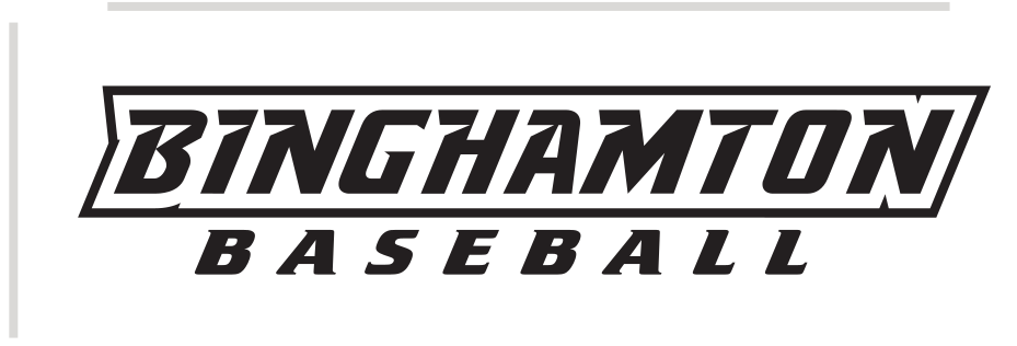 Binghamton Baseball sport logo, black variant, cell 52
