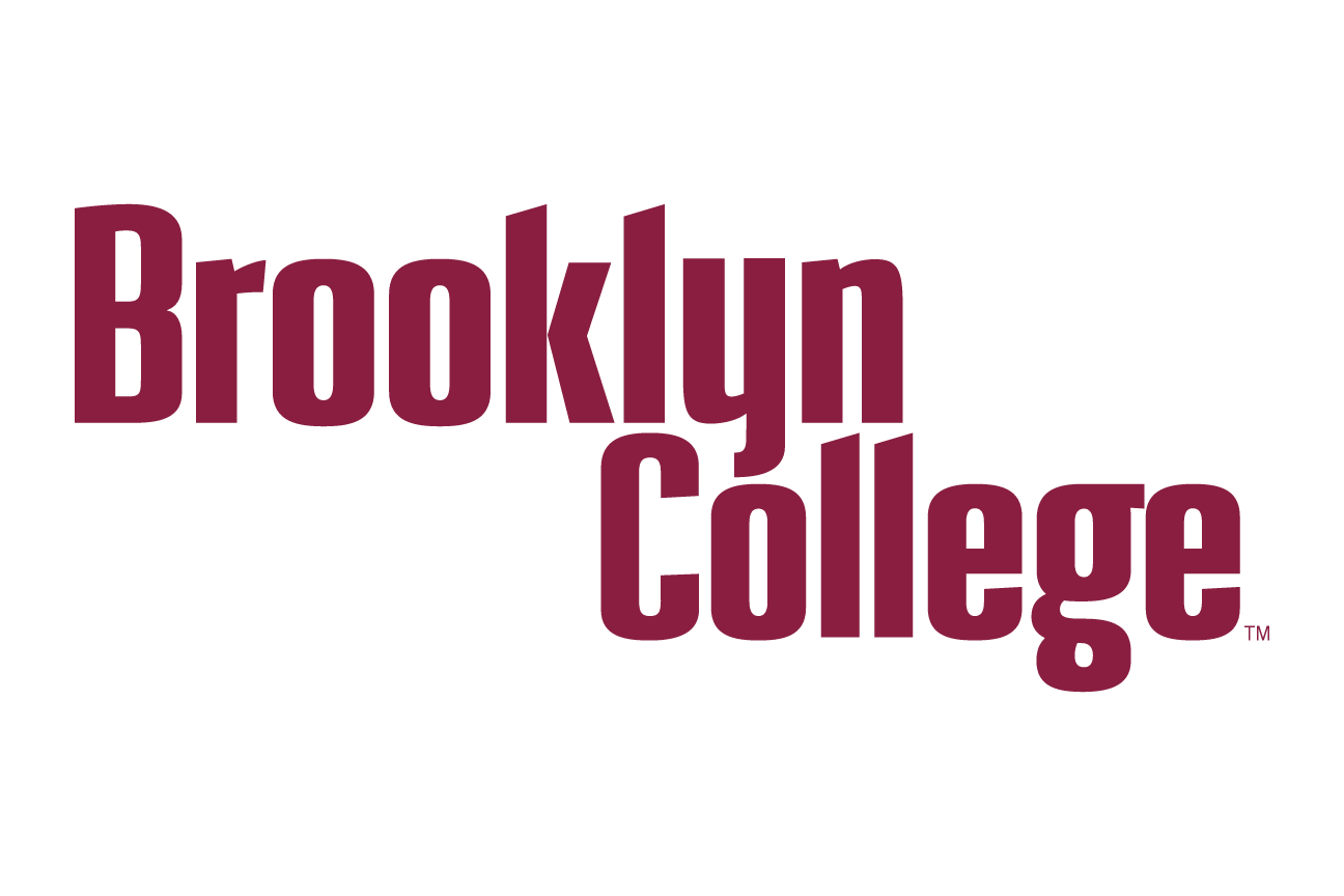 Brooklyn College wordmark, maroon variant, cell 5