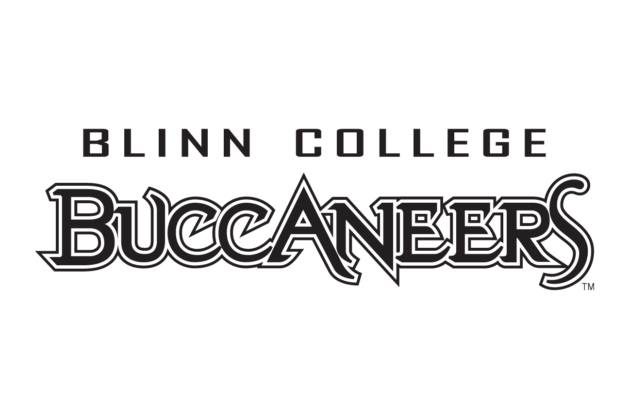 Blinn College Buccaneers wordmark, black/grey variant, cell 59