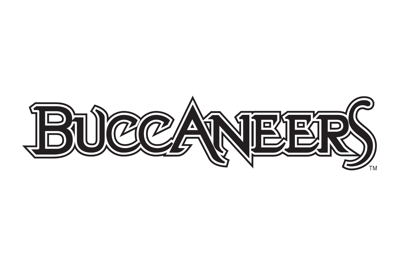 Buccaneers wordmark, black/grey variant, cell 71
