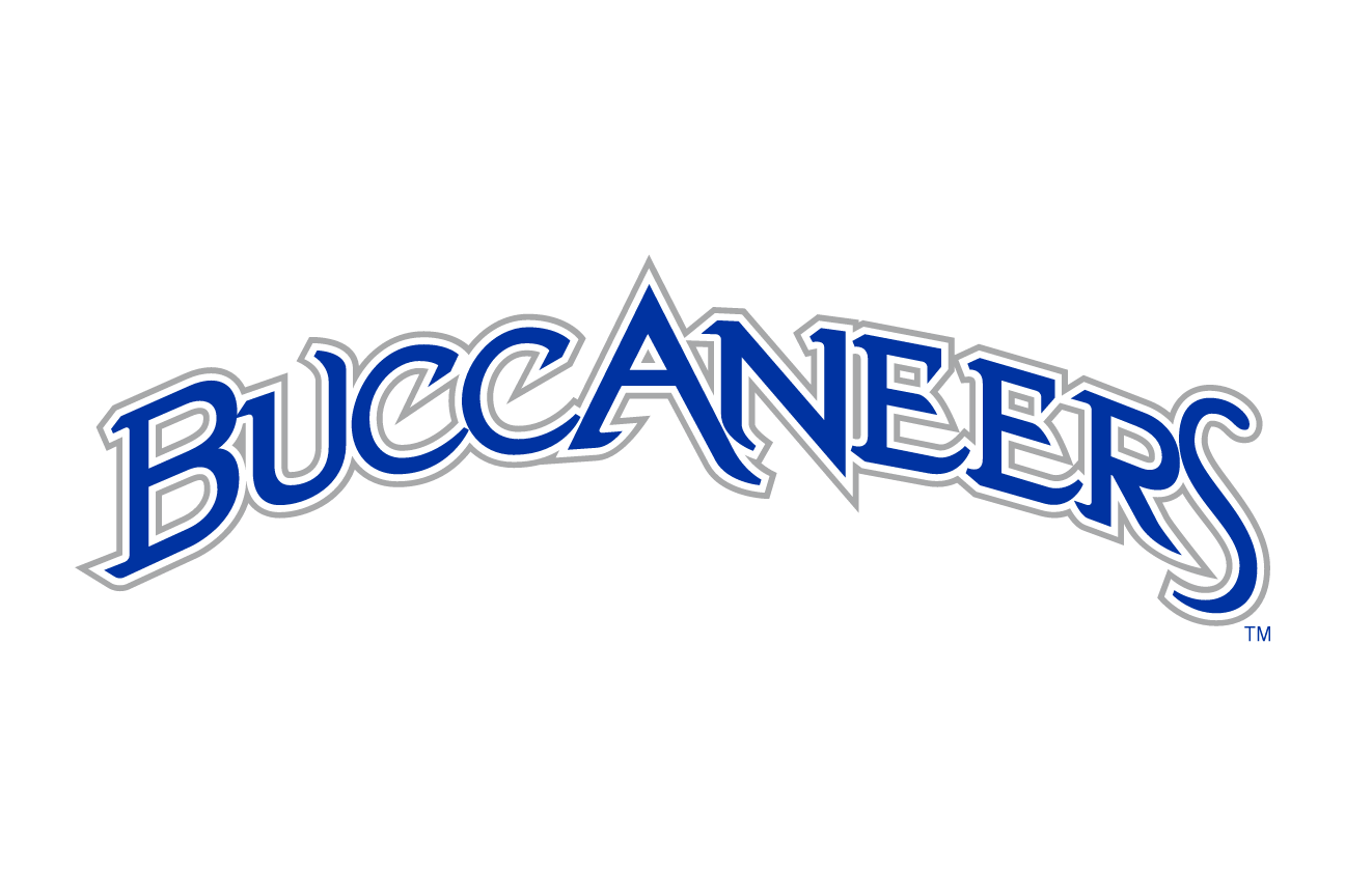 Buccaneers script wordmark, blue/white variant, cell 73