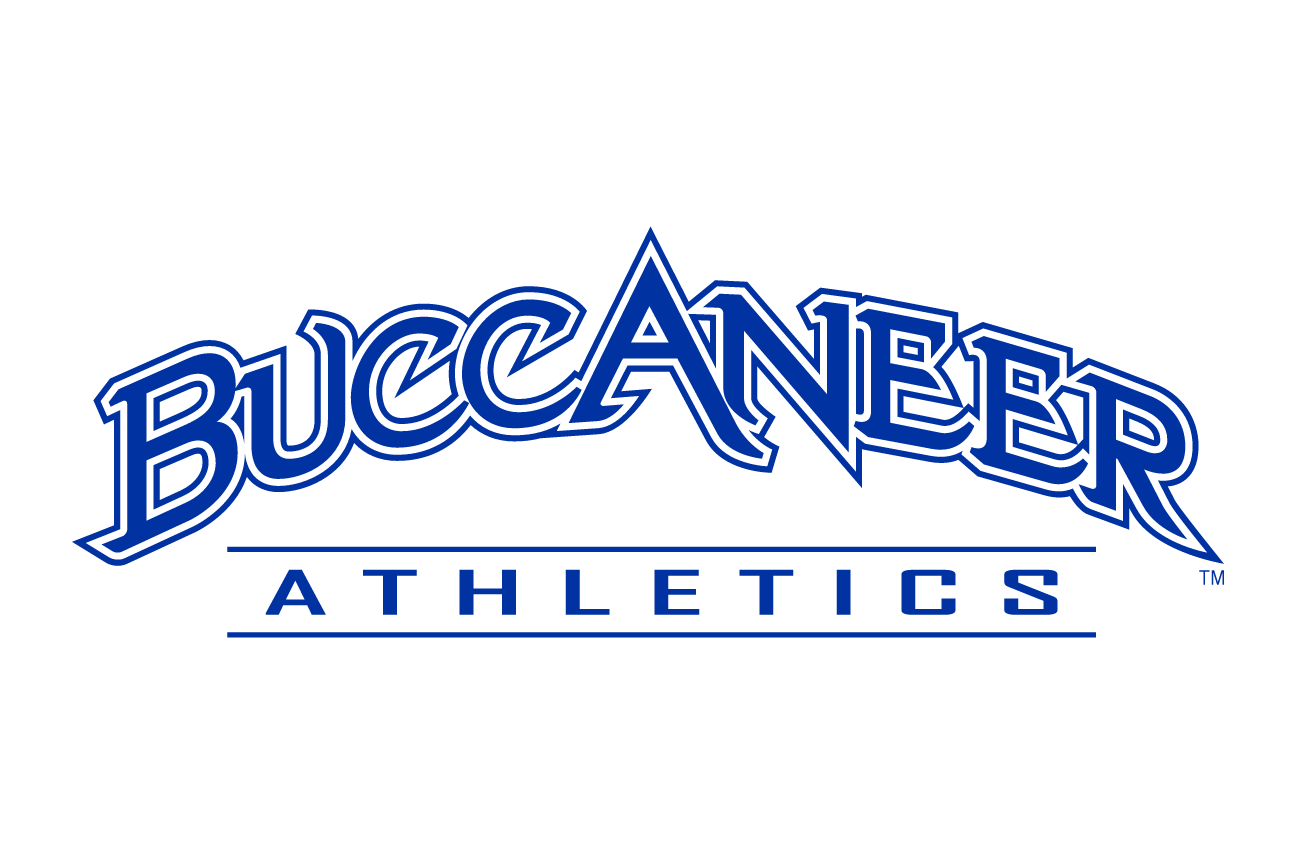 Buccaneer Athletics, blue wordmark variant, cell 144